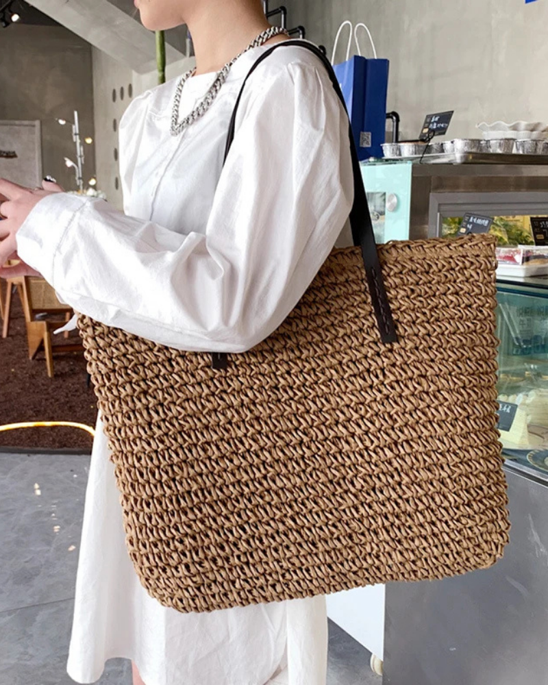 ACAPULCO STRAW TOTE BAG