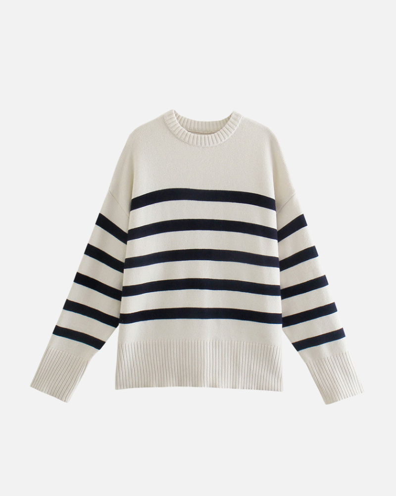 BRITTANY STRIPED PULLOVER