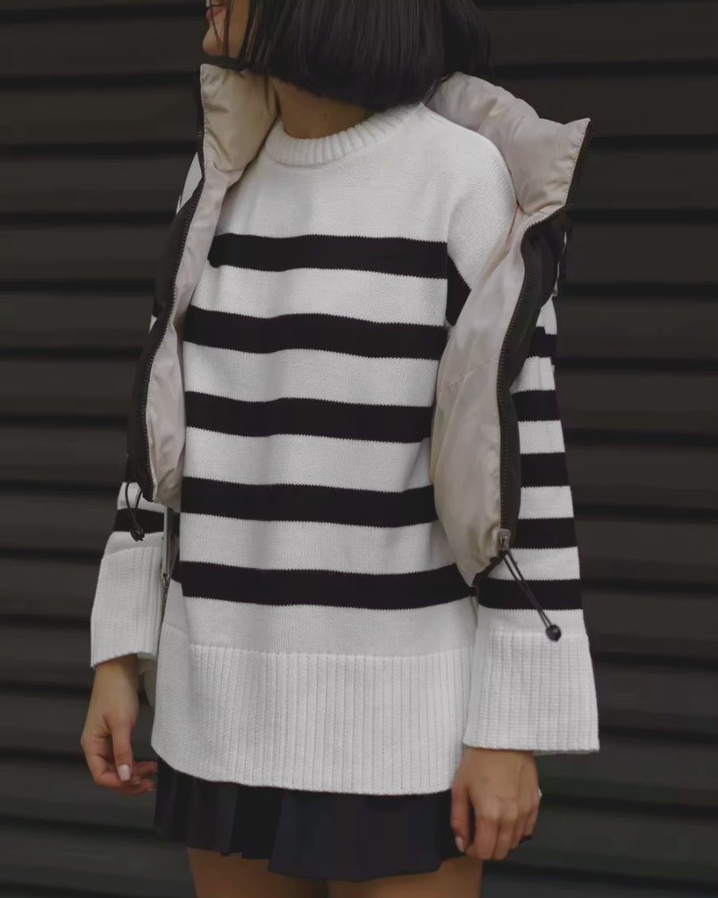 BRITTANY STRIPED PULLOVER