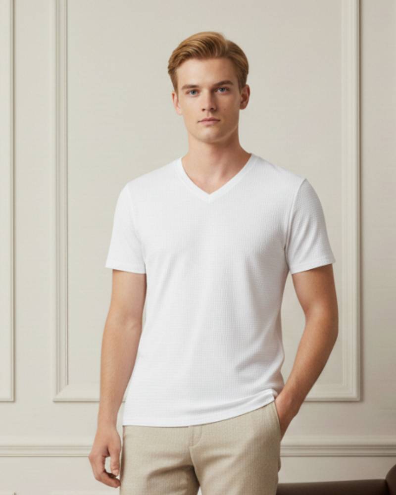 DELPHI HERRINGBONE TEE