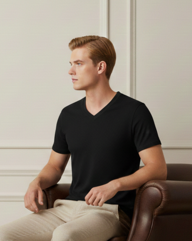 DELPHI HERRINGBONE TEE