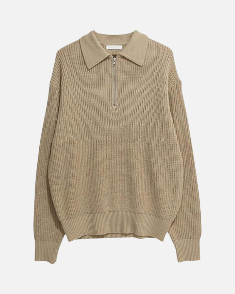 EDINBURGH ZIP SWEATER