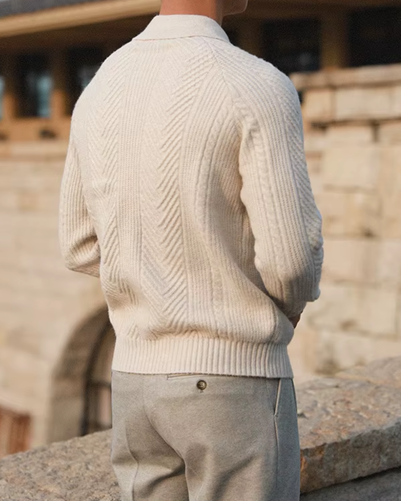 GLASGOW POLO SWEATER