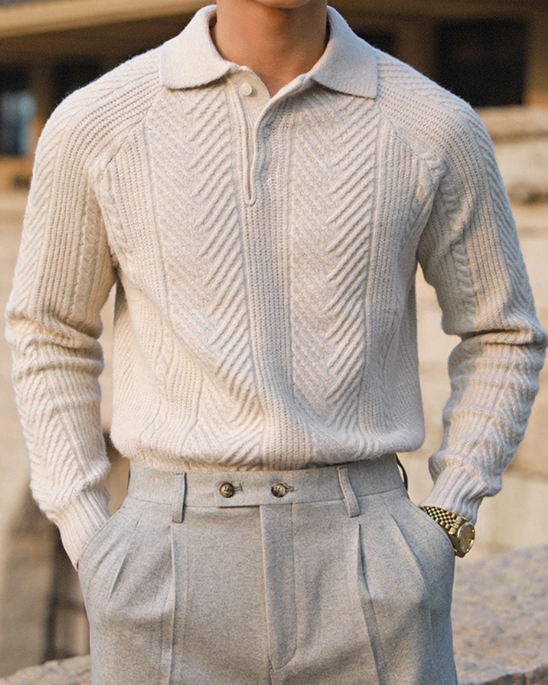 GLASGOW POLO SWEATER