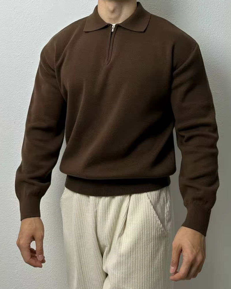 HARVARD HALF ZIP POLO