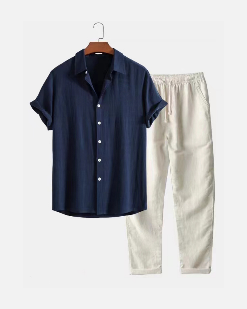 IBIZA LOUNGE SET - SHORTS SLEEVE