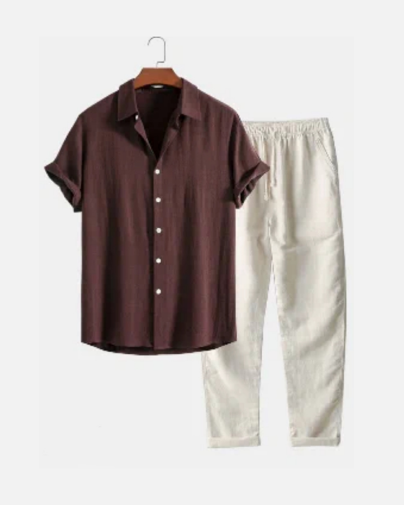 IBIZA LOUNGE SET - SHORTS SLEEVE