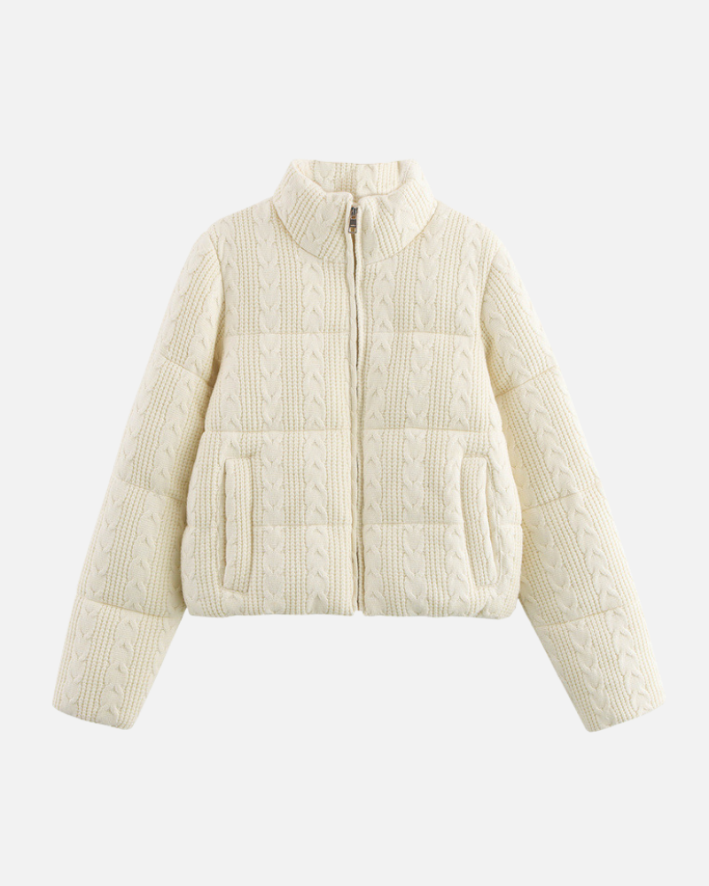 KITZBÜHEL PUFFER CABLE KNIT JACKET