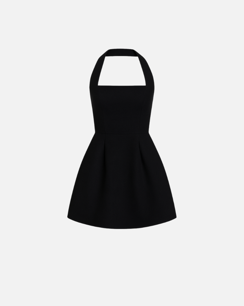 LAS VEGAS HALTER MINI DRESS