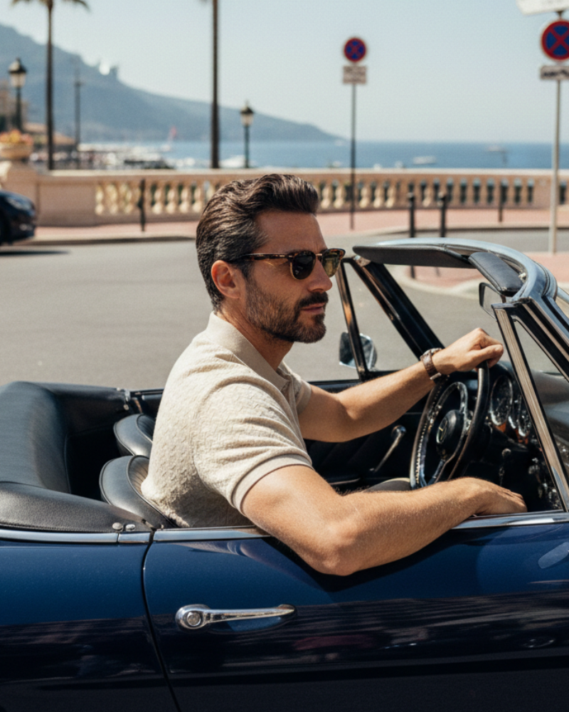 MONACO TEXTURED POLO