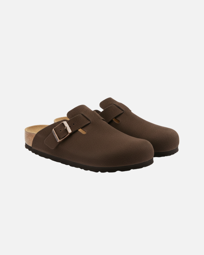 NAPA VALLEY SUEDE CLOGS