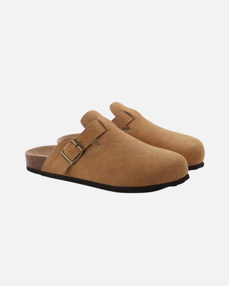 NAPA VALLEY SUEDE CLOGS