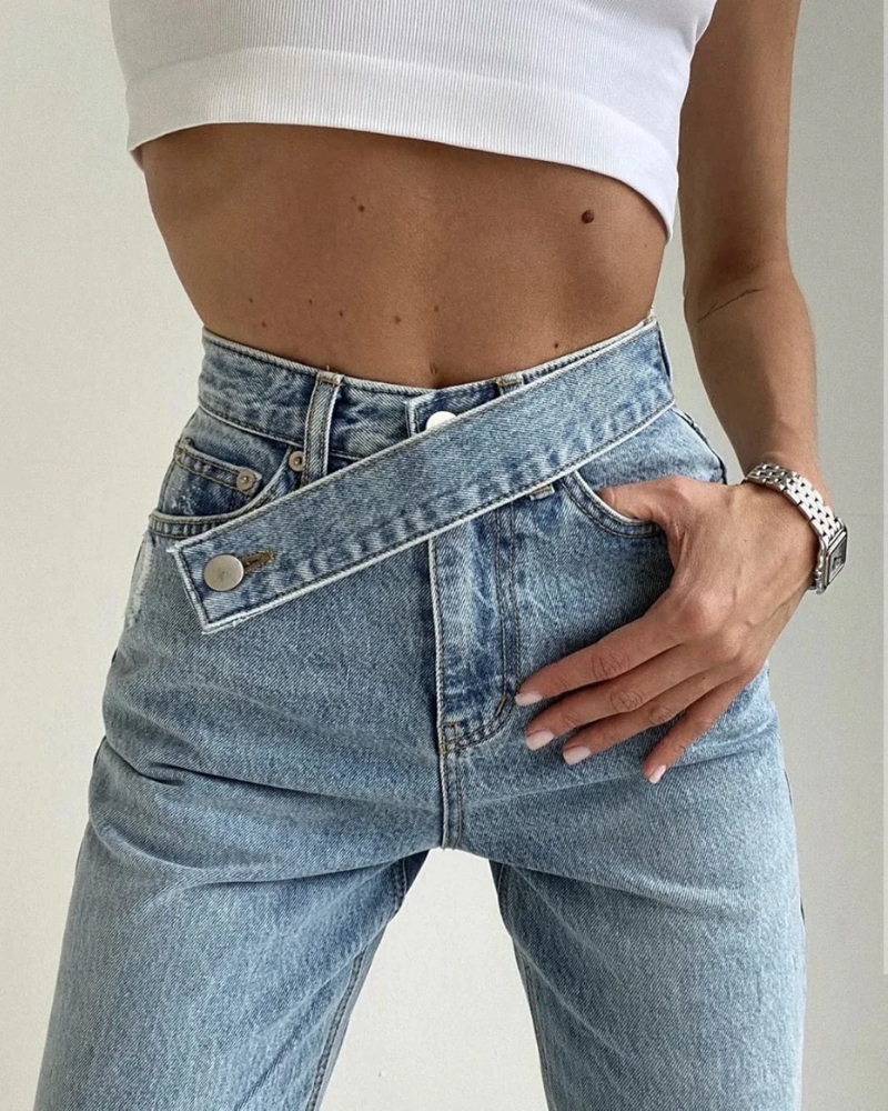 NOLLITA WRAP WAIST JEANS