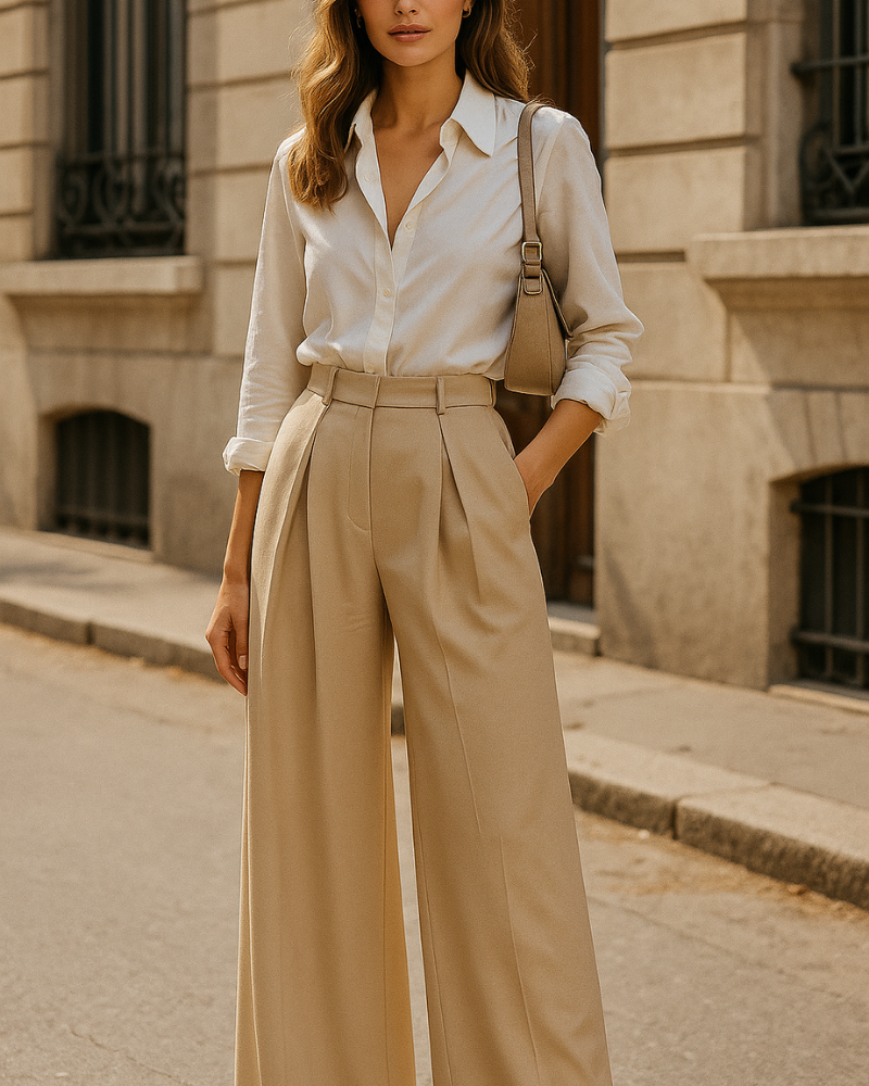PALM BEACH TROUSERS WIDE LEG