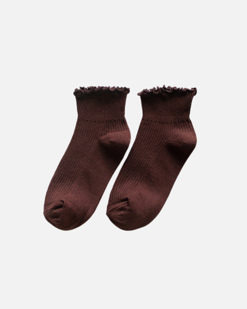 PARISIENNE RUFFLE SOCKS