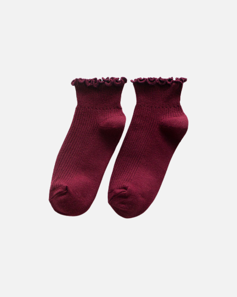 PARISIENNE RUFFLE SOCKS