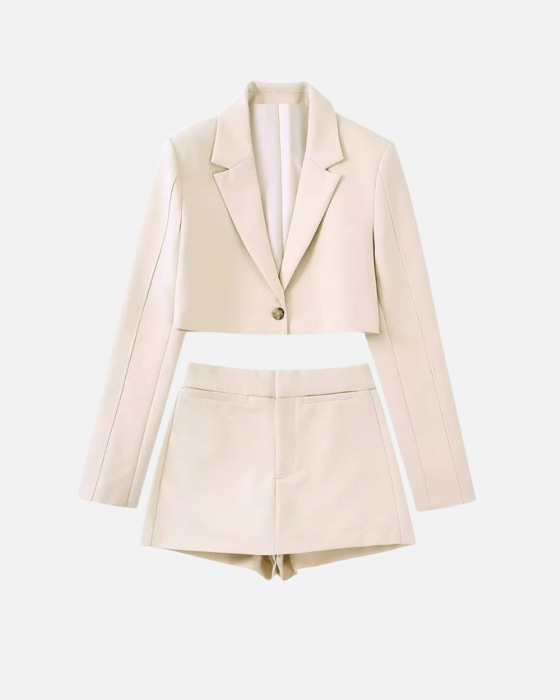 RIVIERA BLAZER & SHORTS SET