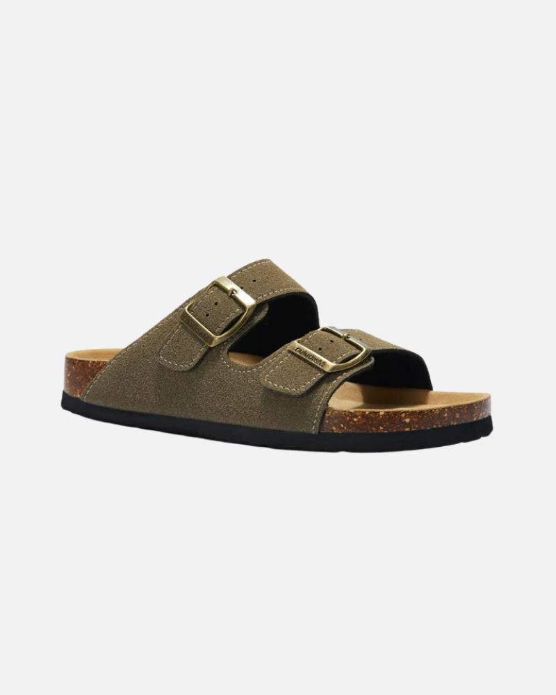 SANTORINI CORK SLIDES