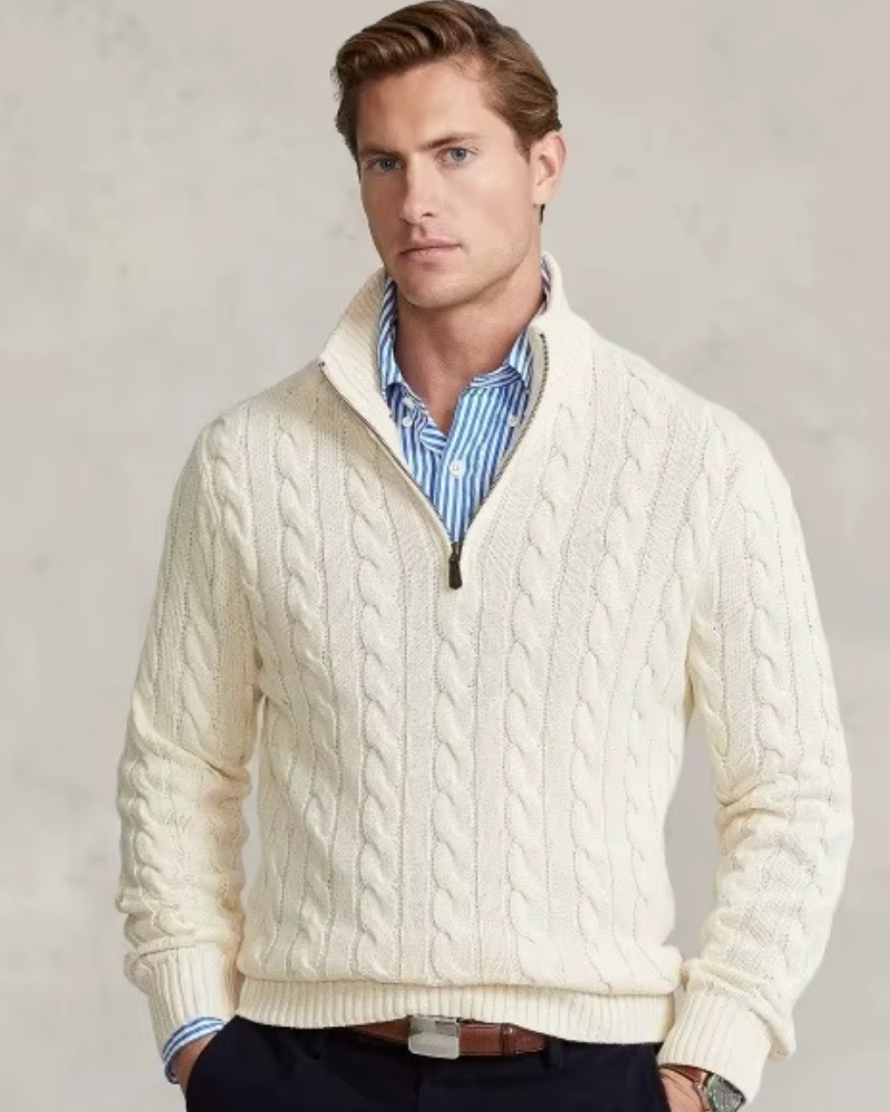 ZERMATT QUARTER ZIP SWEATER