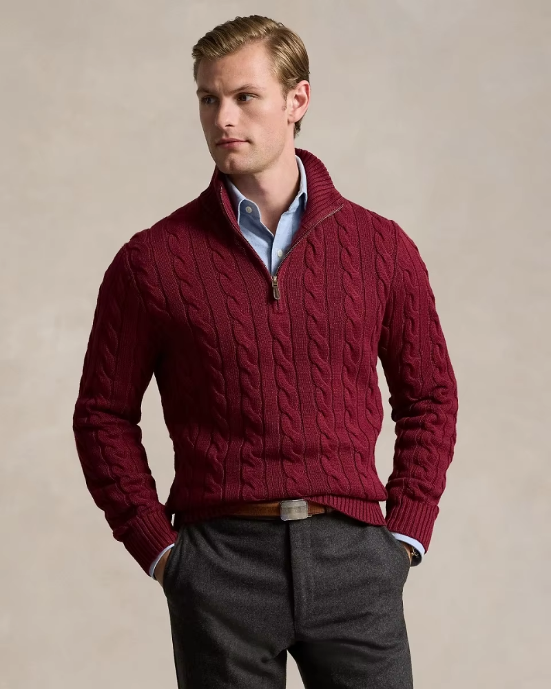 ZERMATT QUARTER ZIP SWEATER